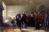 Jerry Barrett, Queen Victoria's First Visit to her Wounded Soldiers