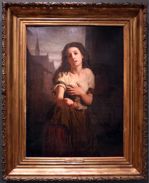 Hugues Merle, A beggar woman