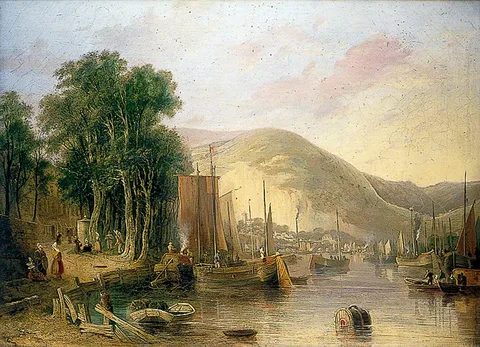 John Berney Crome, Rouen, France