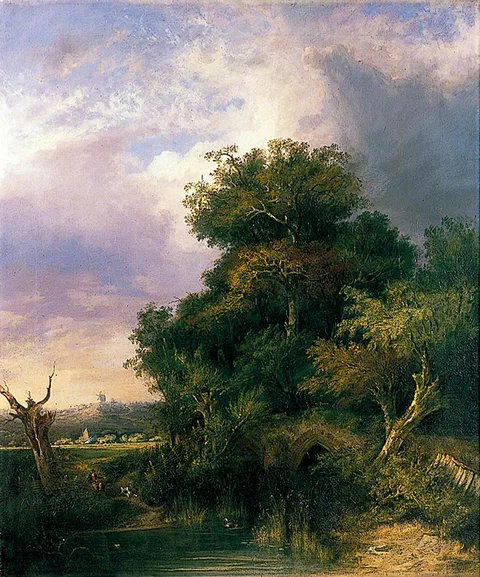 John Berney Crome, View near Bury St Edmunds, Suffolk