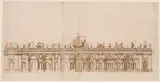 Giovanni Guerra, Design after a Fountain in the Villa Aldobrandini at Frascati