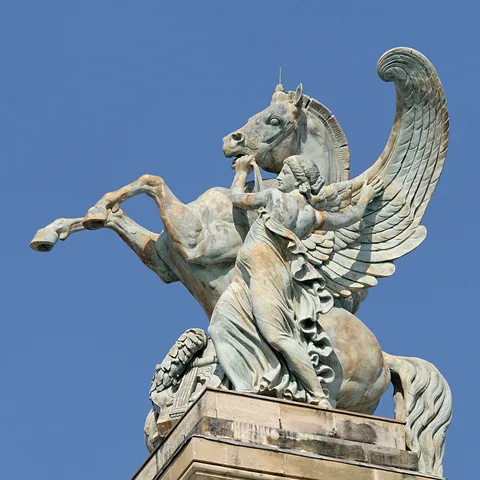 Eugène-Louis Lequesne, Fame Holding back Pegasus