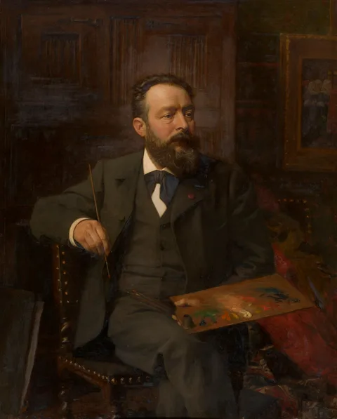 Edouard de Jans, The Painter Albert De Vriendt
