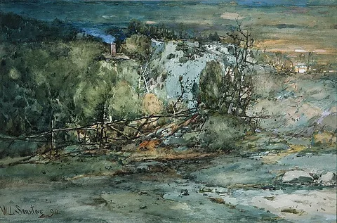 William Louis Sonntag, Sr., Frontier Cabin