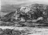 William Louis Sonntag, Sr., Landscape with Rocky Hills and Stream