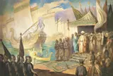 Moustafa Farroukh, Muʿāwiyah takes to the sea