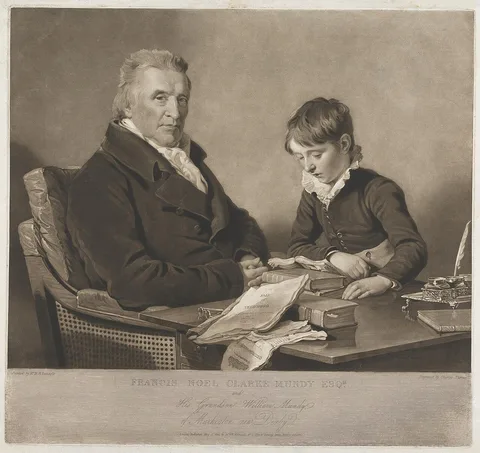 Charles Turner, Francis Noel Clark Mundy and His Grandson, William