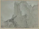 Jean Barbault, Temple of the Sun and the Moon in Rome