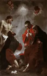 Francesco Capella, Santi Sebastiano, Rocco, Antonio abate e Carlo Borromeo