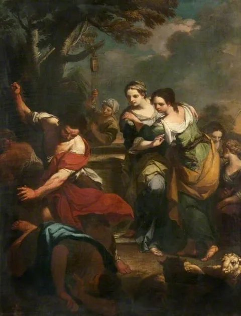 Claudio Francesco Beaumont, Moses and the Daughters of Jethro