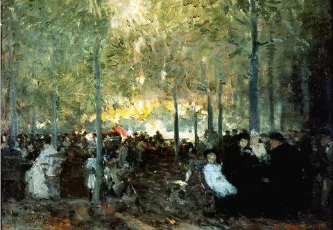 Louis Kolitz, Open air restaurant in Kassel