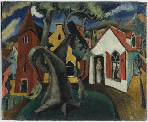 Maurice Sterne, Village Scene
