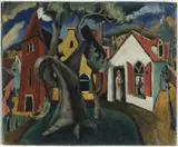 Maurice Sterne, Village Scene