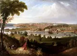 George Cooke, City of Washington from Beyond the Navy Yard