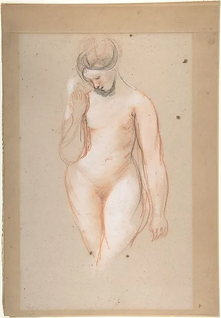 Ra William Etty, Standing female nude