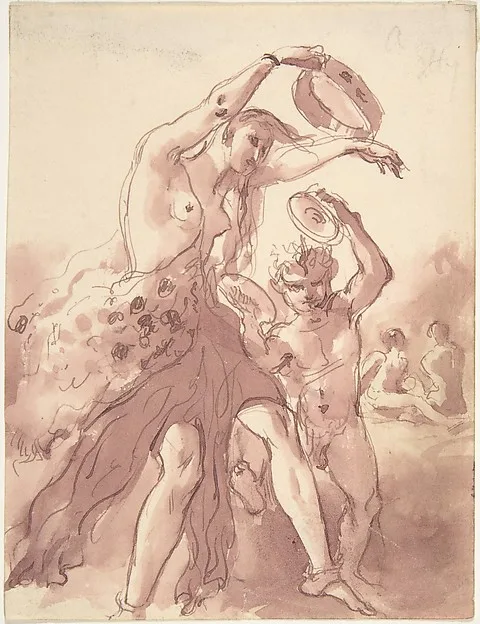 Ra William Etty, Bacchante