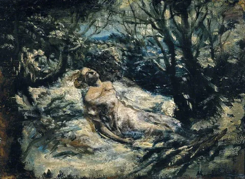 Paul Falconer Poole, Sketch, (?Ophelia)