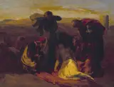 Paul Falconer Poole, Sketch for ‘The Death of Cordelia’