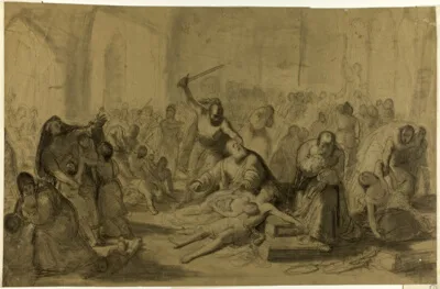 Paul Falconer Poole, Massacre