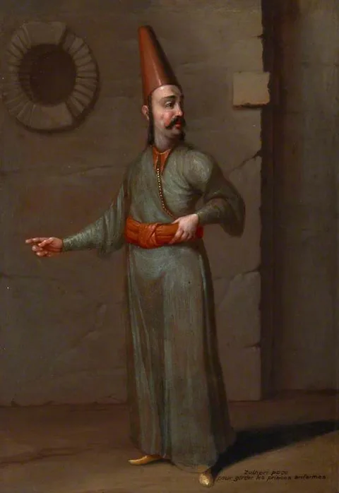 Jean Baptiste Vanmour, Zulneri page pour garder les princes enfermes
