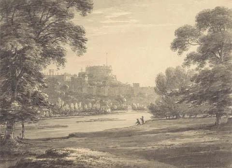 Thomas Hearne, Windsor Castle from the Eton Playing Fields