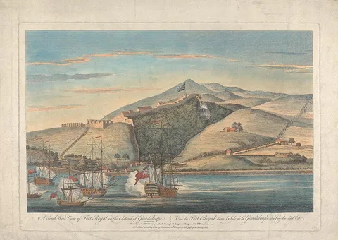 Peter Paul Benazech, A South West View of Fort Royal in the Island of Guadaloupe