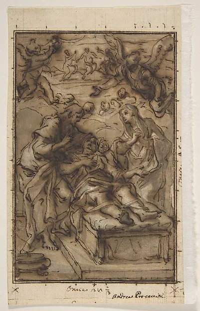 Niccola Ricciolini, The Death of Saint Joseph