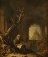 Jan Adriaensz van Staveren, A Hermit in a Ruin