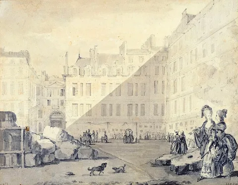 Gaspard Duché de Vancy, Exposition de la jeunesse, place Dauphine, le jour de la petite Fête-Dieu