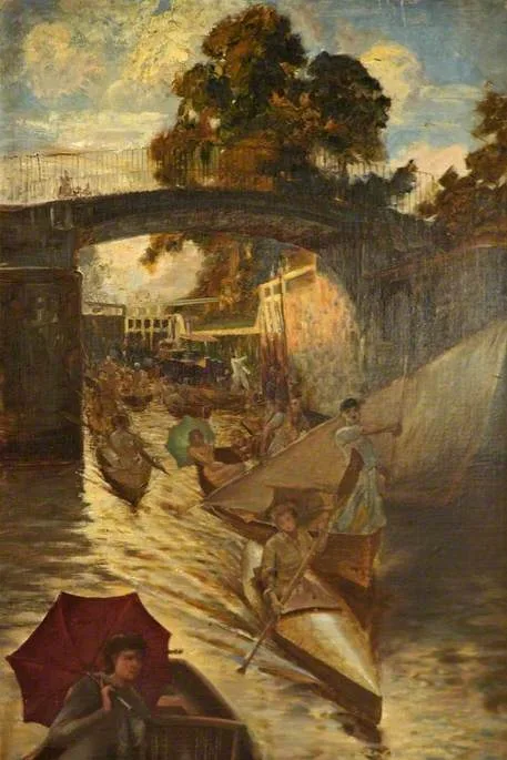 Edward John Gregory, Study for 'Boulter's Lock, Sunday Afternoon'