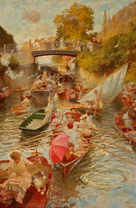 Edward John Gregory, Boulter's Lock, Sunday Afternoon