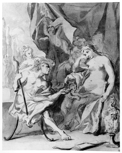 Girolamo Brusaferro, Hercules and Omphale