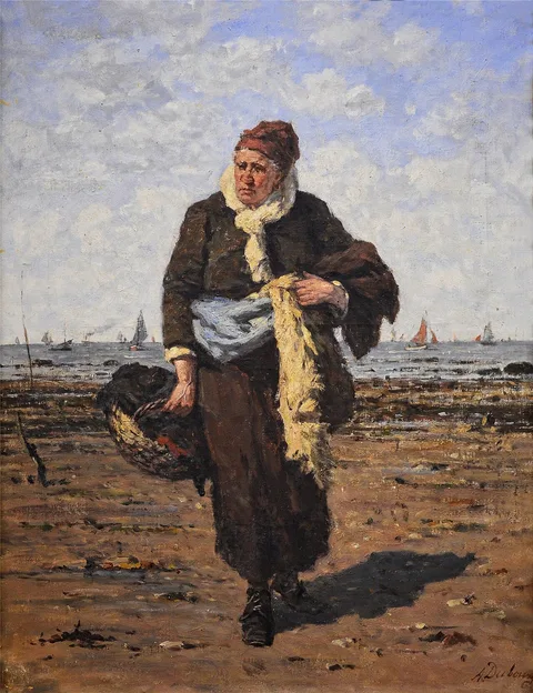 Louis-Alexandre Dubourg, Shellfish vendor in Honfleur