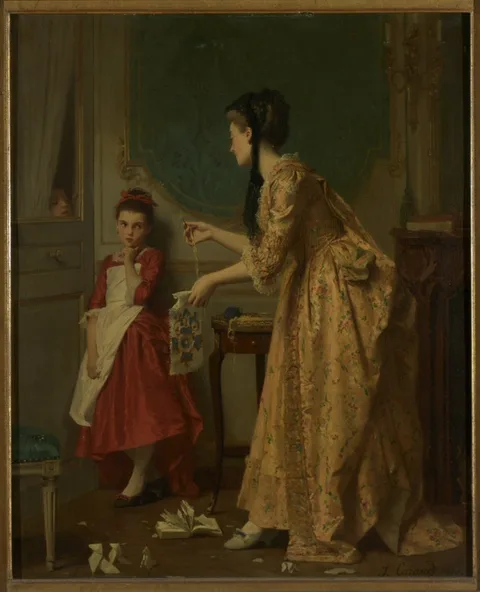 Joseph Caraud, Mother and Daughter