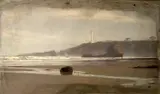 Wilfred Williams Ball, Coastal Scene with a Lighthouse