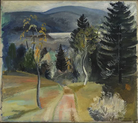 Otto Emil Johansen, View from Hurdalen
