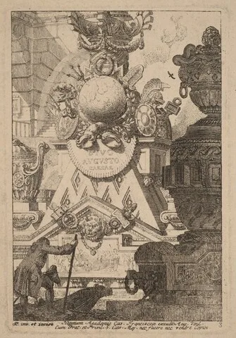 Carl Schütz, Fantasy of an Antique Trophy to Augustus