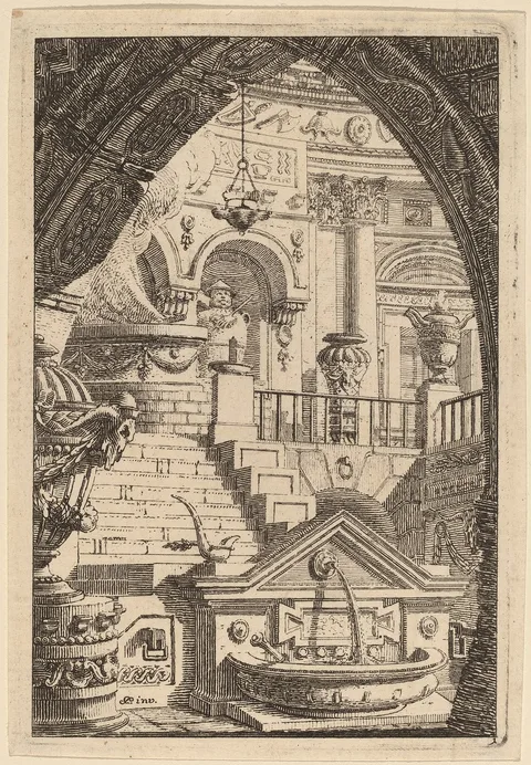 Carl Schütz, Fantasy of an Antique Temple