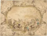 Anton Kern, A Ceiling with Apollo Presiding over Military and Historical Learning