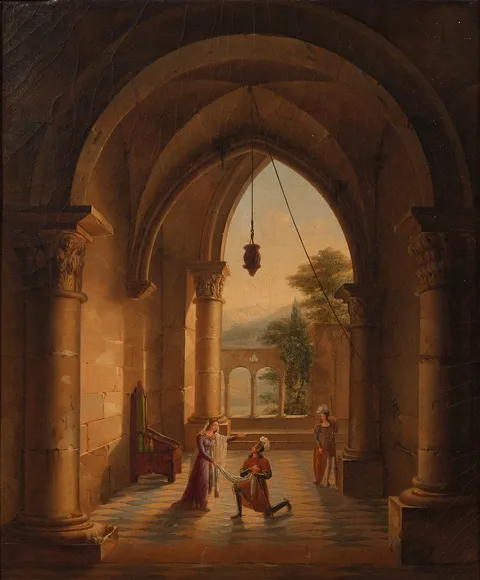 Charles-Caïus Renoux, Gabrielle de Vergy