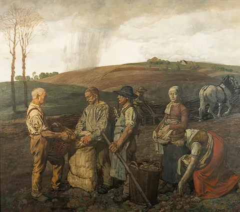 Fritz Boehle, Potato harvest