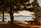 Edward William Payton, Auckland Harbour from Mt Victoria