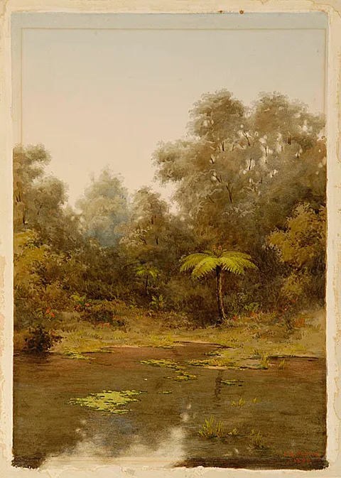 Edward William Payton, A Bush Pool