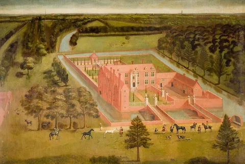 Thomas Bardwell, View of Perry Hall near Birmingham