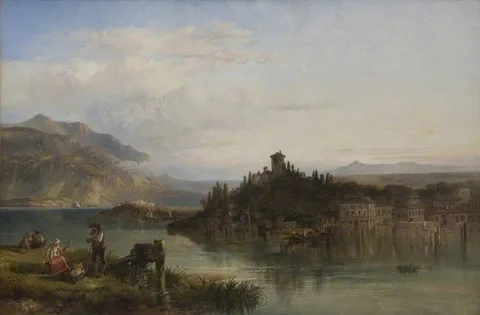James Vivien De Fleury, Morning on Lake Garda, Italy