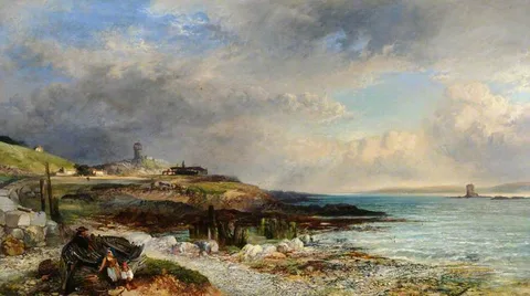James Vivien De Fleury, Belle Greve Bay, Looking towards St Sampsons