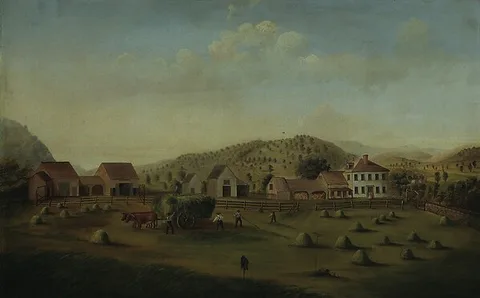 Francis Alexander, Leete Farm, West Claremont, New Hampshire