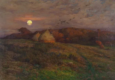 Adrien Demont, The Arrival of the Raven