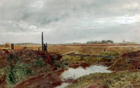 William Davis, On the Alt, near Formby and Ainsdale, Lancashire