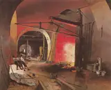 Carl Geyling, Three workers in the ironworks.